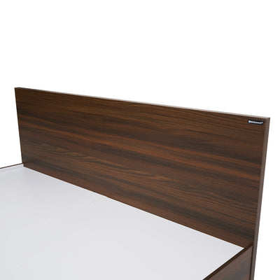 Nilkamal Arthur Queen Bed with Storage (Walnut)