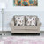 Nilkamal Auxton 2 Seater Fabric Sofa (Brown)