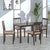 Nilkamal Alexios 4 Seater Dining Set (Wenge)