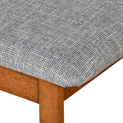 Nilkamal Bento Multi Use Medium Sitting Bench for Living Room | Dining Room (Walnut)