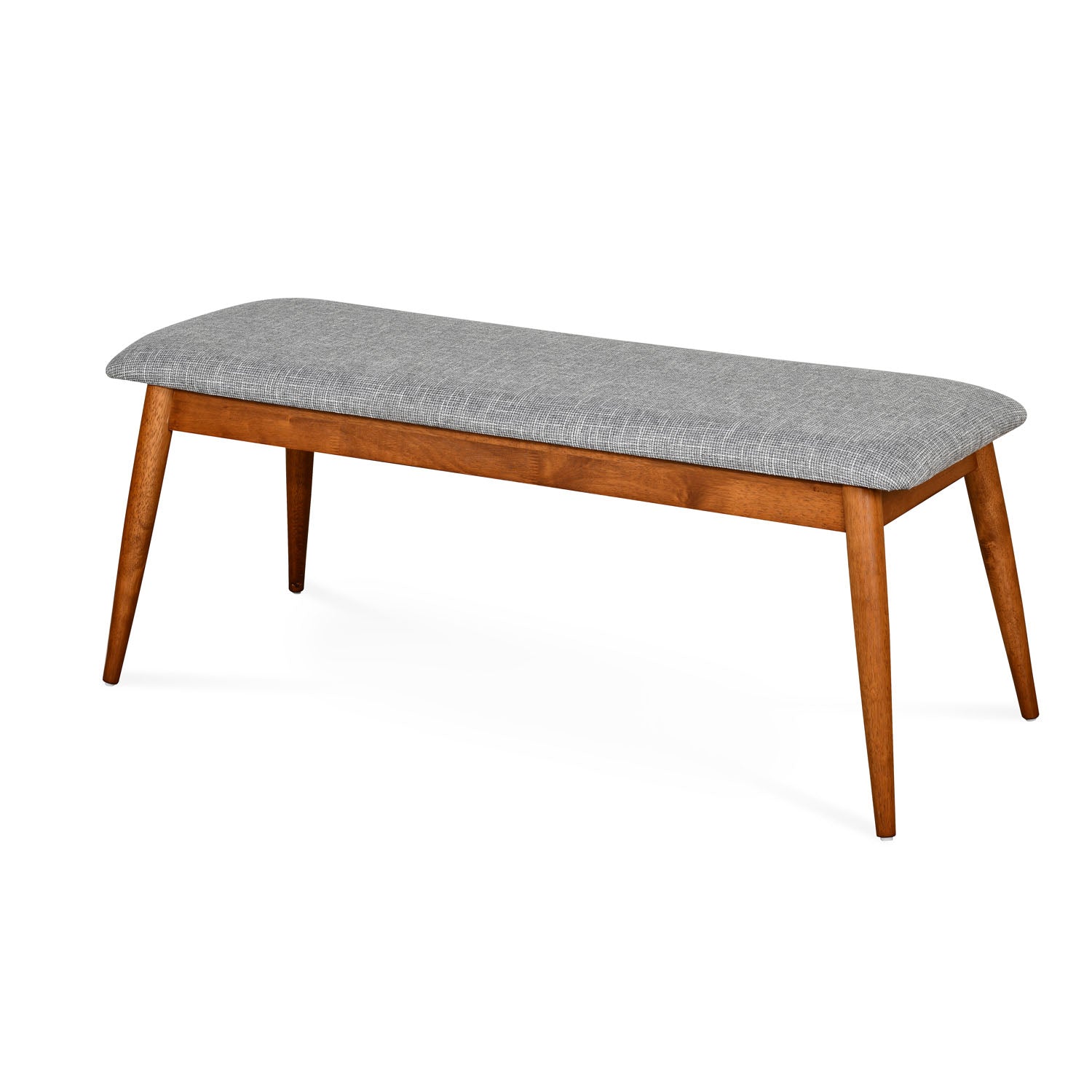 Nilkamal Bento Multi Use Medium Sitting Bench for Living Room | Dining Room (Walnut)