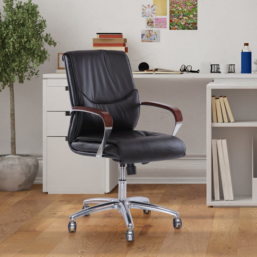 Nilkamal Boss Middle Back Chair (Black)