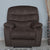 Nilkamal Brando 1 Seater Recliner Sofa (Chocolate)