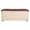 Nilkamal Bright 3 Seater Sofa (Maroon Beige)