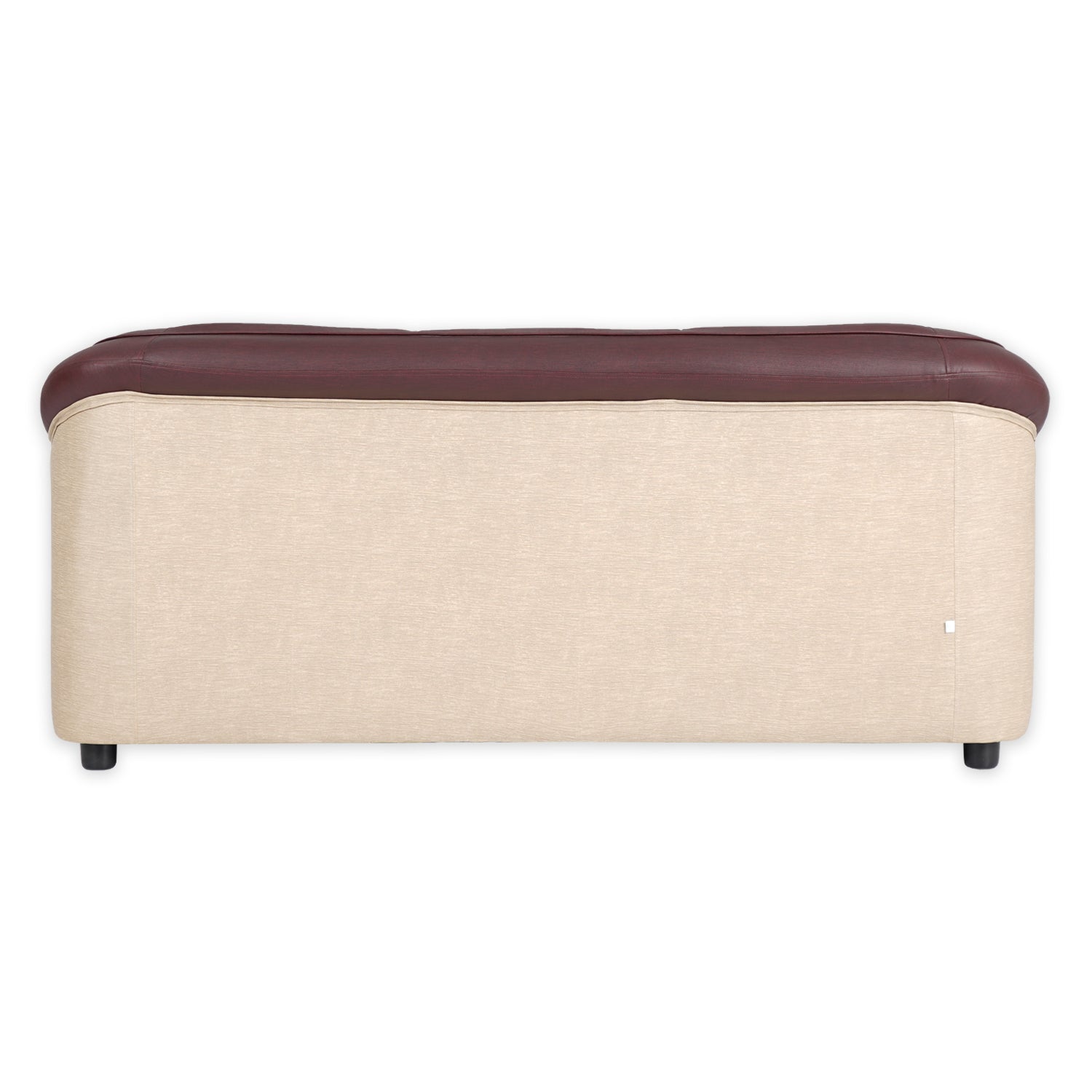Nilkamal Bright 3 Seater Sofa (Maroon Beige)