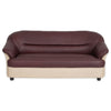 Nilkamal Bright 3 Seater Sofa (Maroon Beige)