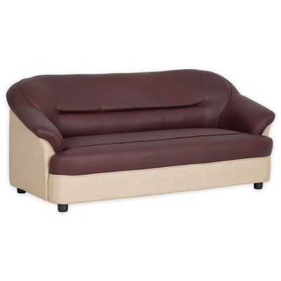 Nill Bright Leatherette 3 Seater