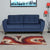 Nilkamal Brilliance 3 Seater Sofa (Blue)
