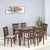 Nilkamal Bella 6 Seater Dining Set (Antique Cherry)