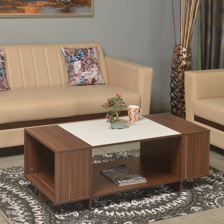 Nilkamal Carin Coffee Table (Walnut/Oak)