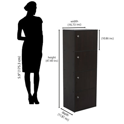 Nilkamal Cary Book Case (New Wenge)