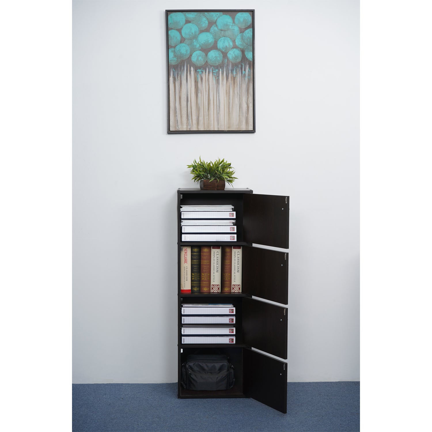 Nilkamal Cary Book Case (New Wenge)