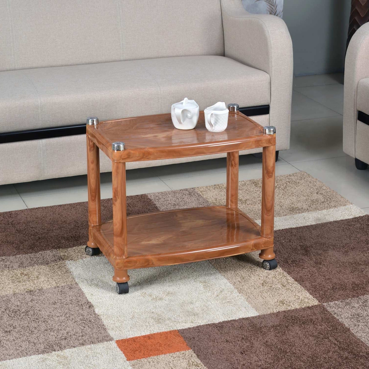 Nilkamal Centro Table 02 (Pear Wood)