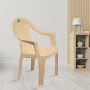 Nilkamal CHR2051 Plastic Arm Chair (Marble Beige)