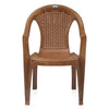 Nilkamal CHR2051 Plastic Arm Chair (Pear Wood)