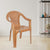 Nilkamal CHR2061 Plastic Arm Chair (Pear Wood)
