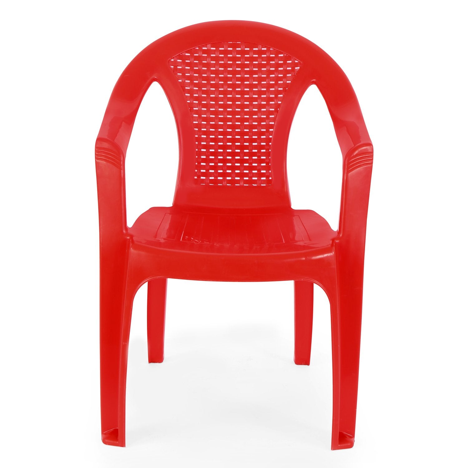 Nilkamal CHR2061 Plastic Arm Chair (Bright Red) Nilkamal Furniture
