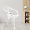 Nilkamal CHR2101 Plastic Arm Chair (Milky White)