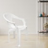 Nilkamal CHR2101 Plastic Arm Chair (Milky White)