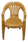 Nilkamal CHR2101 Plastic Arm Chair (Pear Wood)