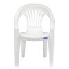 Nilkamal CHR2101 Plastic Arm Chair (Milky White)