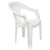 Nilkamal CHR2101 Plastic Arm Chair (Milky White)