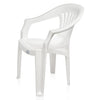 Nilkamal CHR2101 Plastic Arm Chair (Milky White)