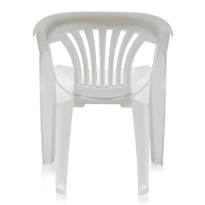 Nilkamal CHR2101 Plastic Arm Chair (Milky White)
