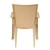Nilkamal CHR2225 Plastic Arm Chair (Marble Beige)