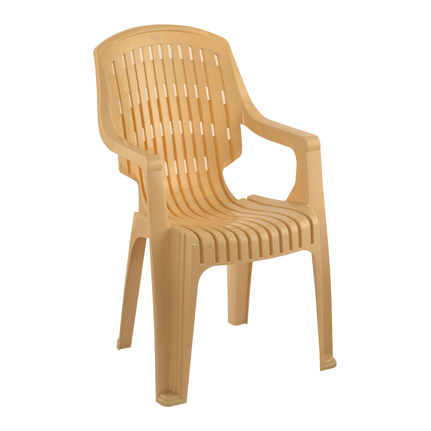 Nilkamal CHR2230 Plastic Arm Chair (Marble Beige)