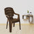 Nilkamal CHR2230 Plastic Arm Chair (Rattan Dark Beige)