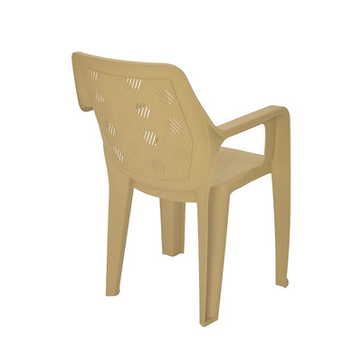 Nilkamal Hexa Plastic Chair with Arm Rest