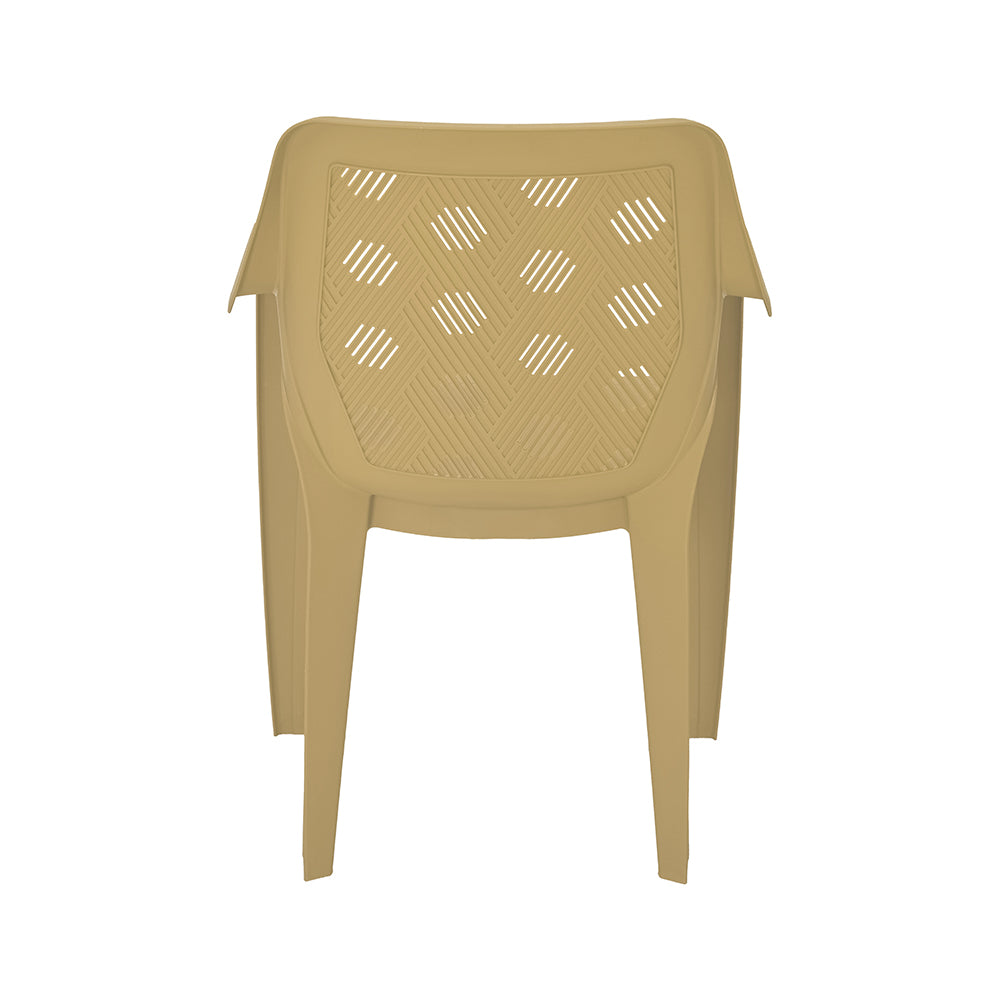 Nilkamal Hexa Plastic Chair with Arm Rest