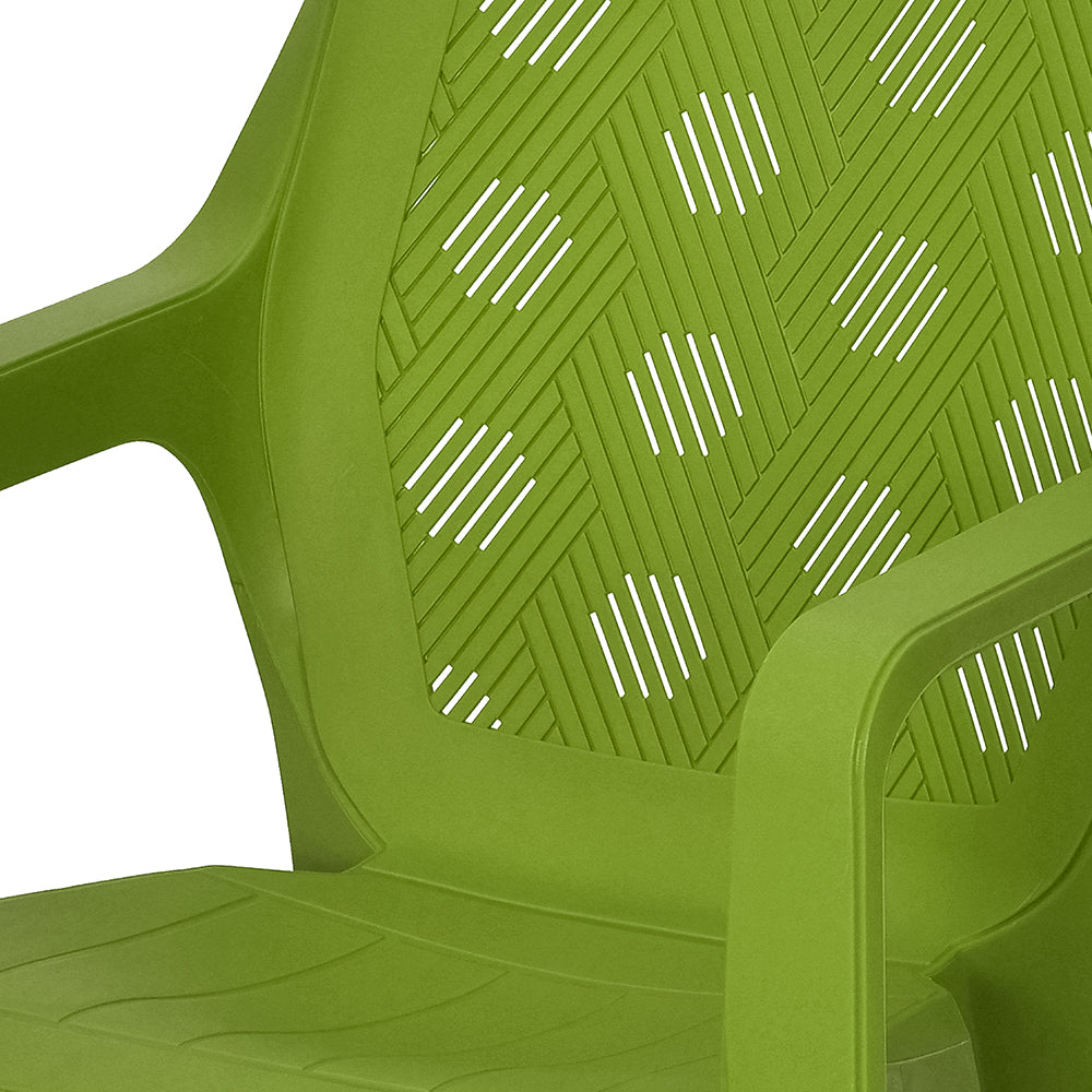 Nilkamal Hexa Plastic Chair with Arm Rest