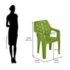 Nilkamal Hexa Plastic Chair with Arm Rest