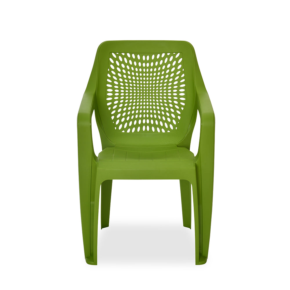 Nilkamal Trendy Plastic Chair with Arm Rest