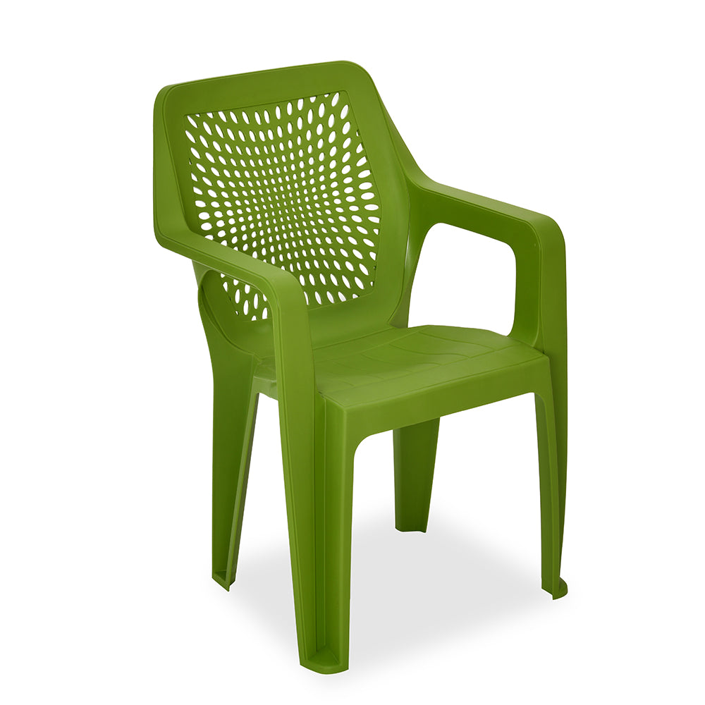 Nilkamal Trendy Plastic Chair with Arm Rest