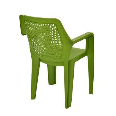 Nilkamal Trendy Plastic Chair with Arm Rest