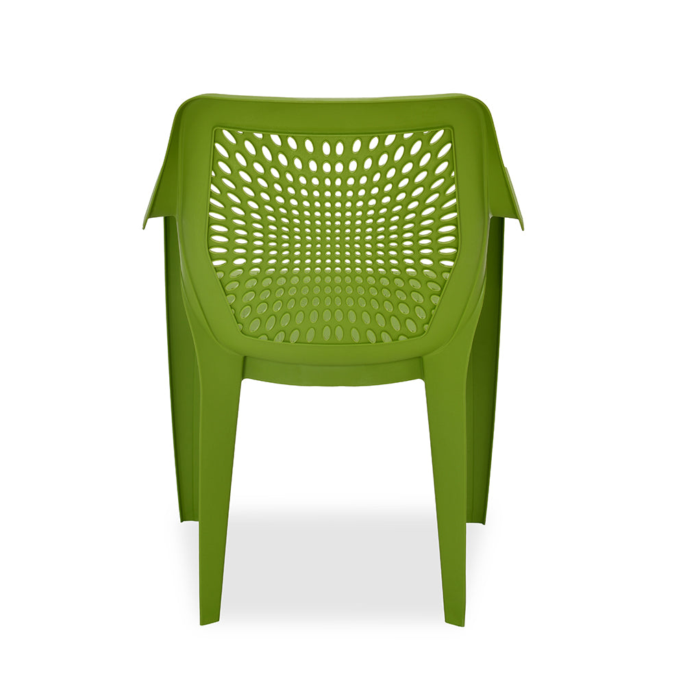 Nilkamal Trendy Plastic Chair with Arm Rest