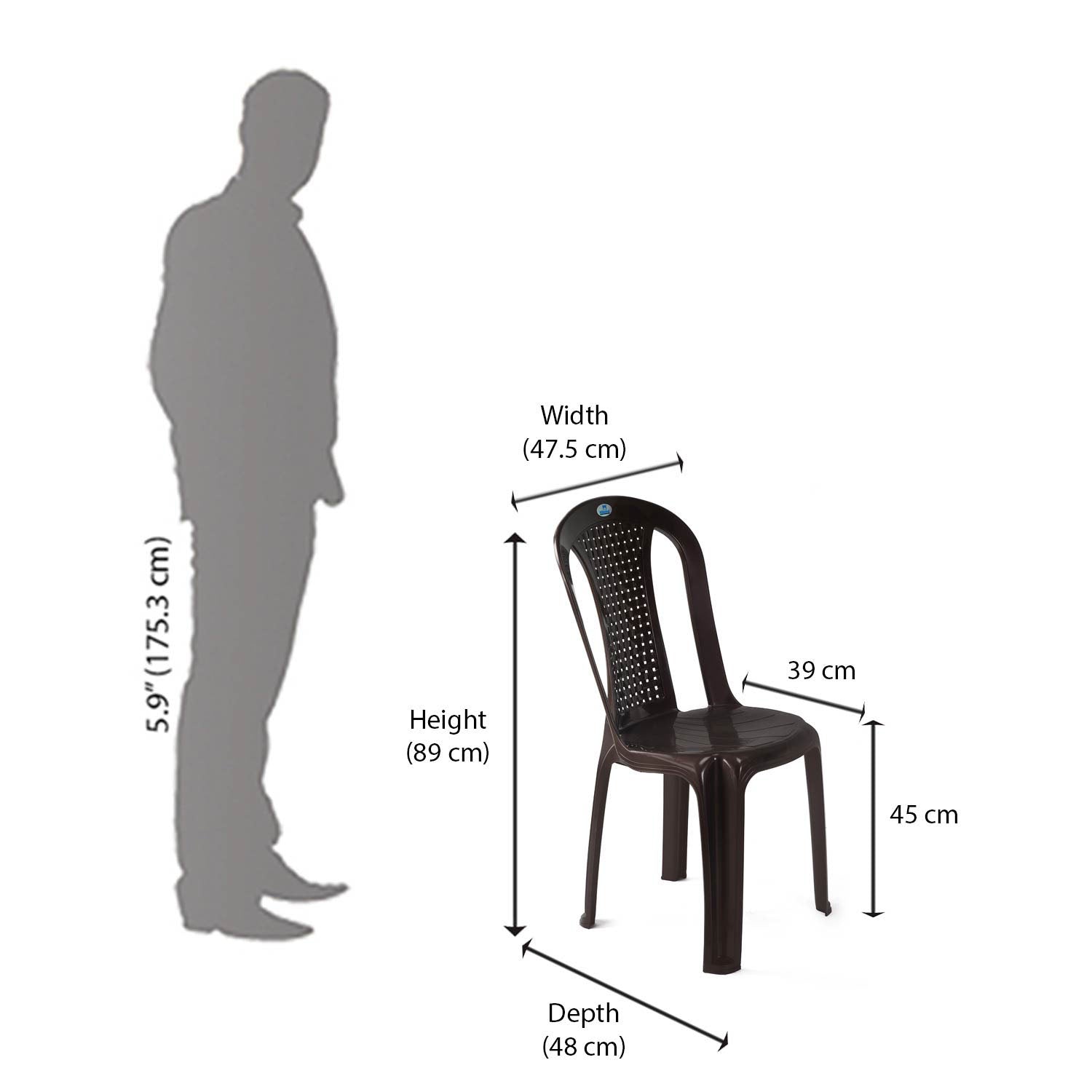 Nilkamal Shahenshah 4 Seater Dining Set