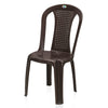 Nilkamal CHR4002 Plastic Armless Chair (Weather Brown)