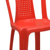 Nilkamal CHR4002 Plastic Armless Chair (Bright Red)