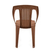 Nilkamal CHR4032 Plastic Armless Chair (Pear Wood)