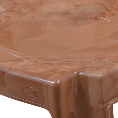 Nilkamal CHR4032 Plastic Armless Chair (Pear Wood)