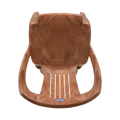 Nilkamal CHR4032 Plastic Armless Chair (Pear Wood)