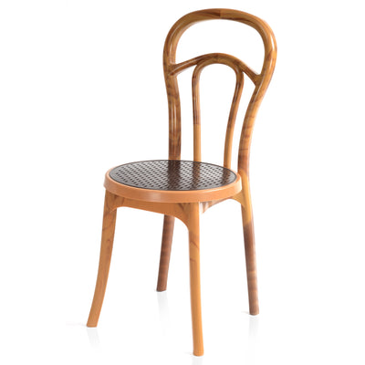 Nilkamal CHR4040 Plastic Armless Chair (Weather Brown)