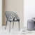 Nilkamal Crystal Polycarbonate Armless Chair (Dream Grey)