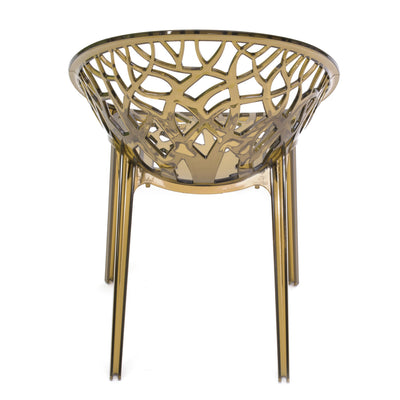 Nilkamal Crystal Polycarbonate Armless Chair