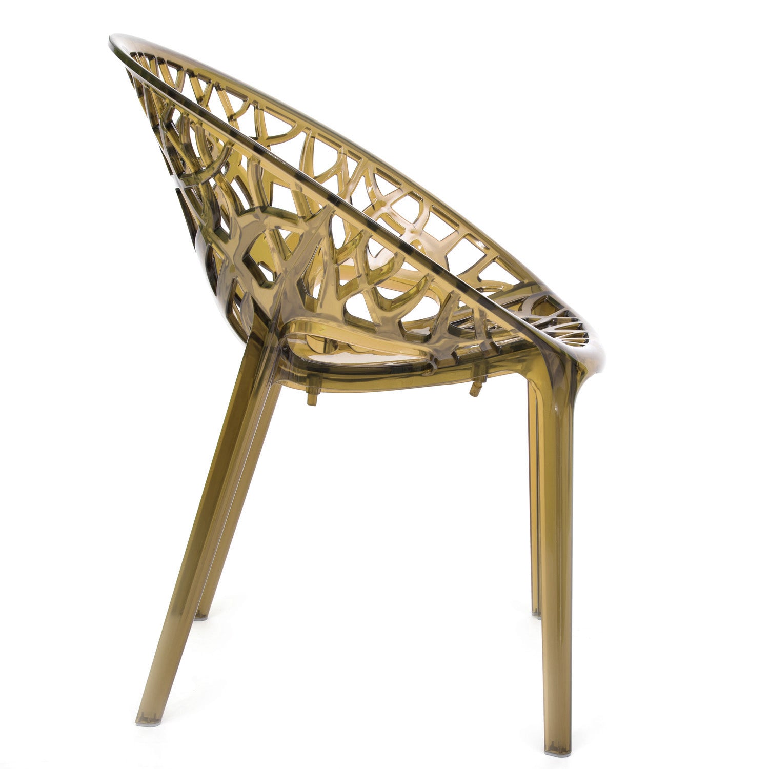 Nilkamal Crystal Polycarbonate Armless Chair