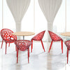 Nilkamal Crystal Polypropylene Premium Chair (Red Wine)